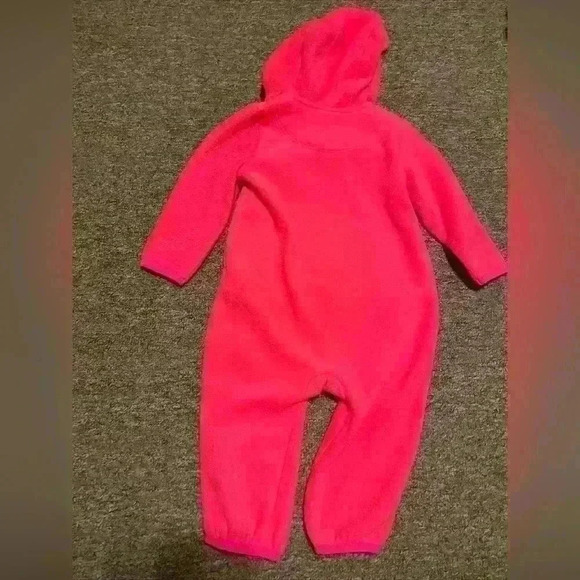 Pink Baby Gap Sleeper, Size 6-12 Months Bunny Hood - Picture 5 of 5